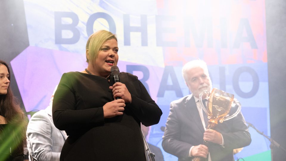 Předávání Rozhlasové Ceny Thálie Lucii Polišenské