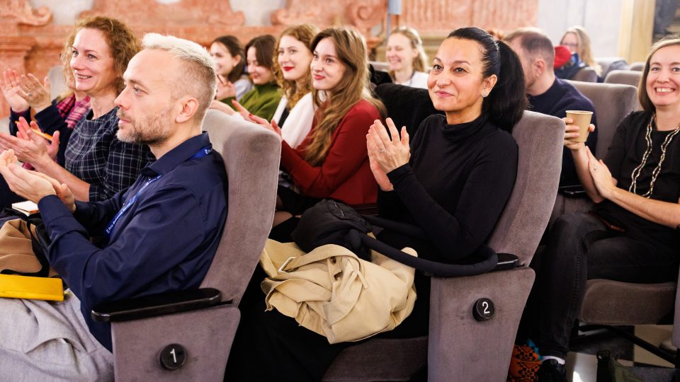 Námětová laboratoř - Tvůrčí pitching studentských námětů za přítomnosti rozhlasových dramaturgů a producentů | foto: Jiří Šeda, Český rozhlas Námětová laboratoř - Tvůrčí pitching studentských námětů za přítomnosti rozhlasových dramaturgů a producentů