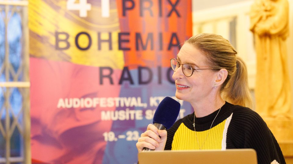 Vizitka Karolíny Koubové s Igorem Barešem, čestným prezidentem Prix Bohemia Radio