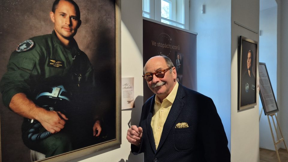 Cyklus fotografií Jadrana Šetlíka Po stopách vzorů, Aleš Svoboda a Jakub Zemek | foto: Josef Šorfa, Český rozhlas Cyklus fotografií Jadrana Šetlíka Po stopách vzorů, Aleš Svoboda a Jakub Zemek