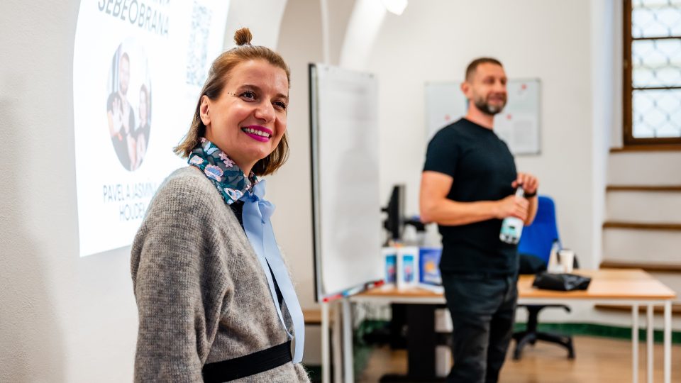 Jasmína a Pavel Houdek | foto: Pavla Kratochvílová,  Univerzita Palackého v Olomouci Jasmína a Pavel Houdek