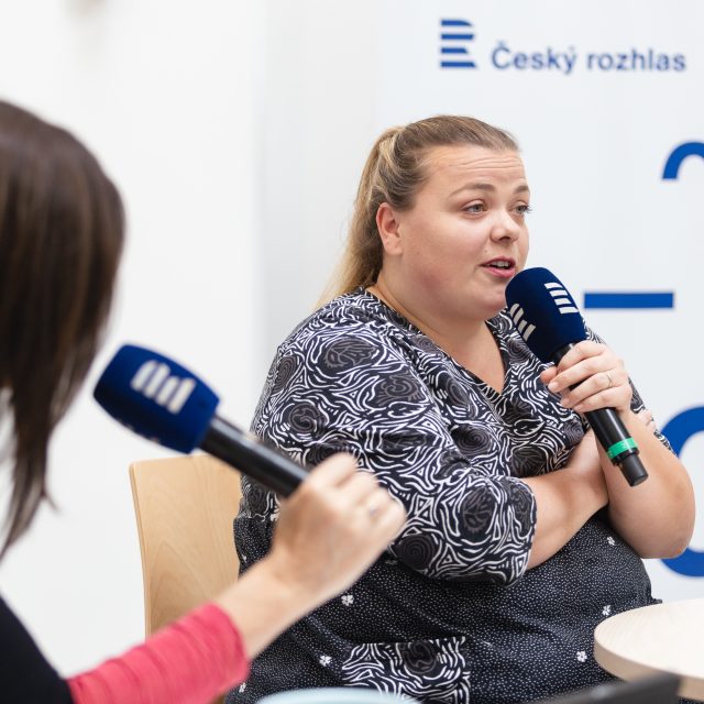 Zora Ježková a Lucie Polišenská | foto: Jiří Šeda,  Český rozhlas